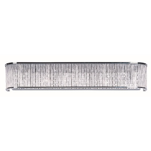 Swizzle-5 Light Crystal Bath Vanity in Crystal style-30 Inches wide by 5 inches high