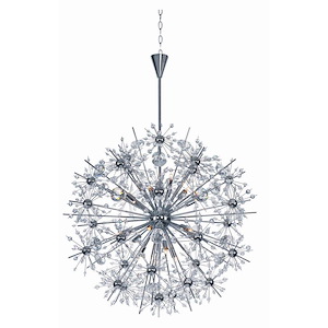 Starfire-Eighteen Light Chandelier in Crystal style-32 Inches wide by 43.75 inches high - 1213913