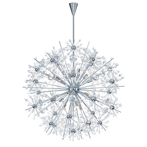 Starfire-Eighteen Light Chandelier in Crystal style-32 Inches wide by 43.75 inches high