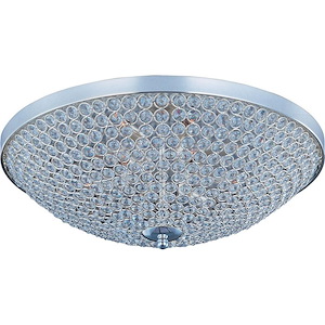 Glimmer-Nine Light Flush Mount in Crystal style-22 Inches wide by 8 inches high - 284692