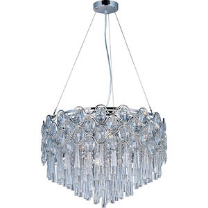Jewel-Twenty Light Pendant in Crystal style-22 Inches wide by 14 inches high