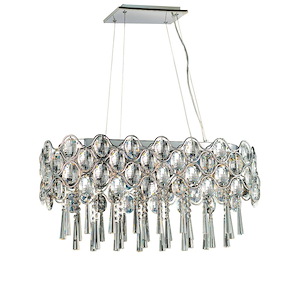 Jewel-Nineteen Light Pendant in Crystal style-11.5 Inches wide by 11 inches high