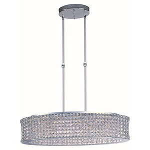 Vision-Fifteen Light Pendant in Crystal style-12 Inches wide by 7.5 inches high - 374254