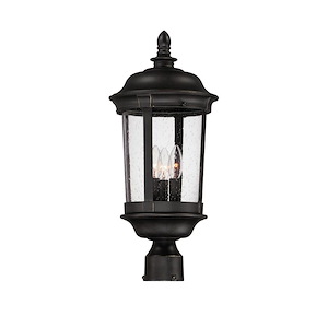 Dover VX-Three Light Outdoor Pole/Post Mount in Mediterranean style made with Vivex Material for Coastal Environments