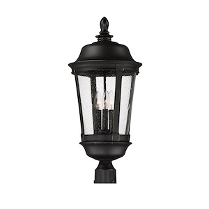 Dover VX-Three Light Outdoor Pole/Post Mount in Mediterranean style made with Vivex Material for Coastal Environments