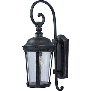 Dover VX-One Light Outdoor Wall Mount in Mediterranean style made with Vivex Material for Coastal Environments