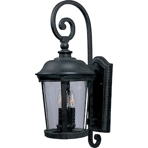 Dover VX-Three Light Outdoor Wall Mount in Mediterranean style made with Vivex Material for Coastal Environments - 168610