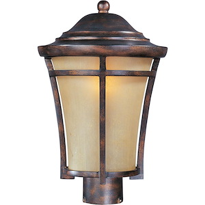 Balboa VX-One Light Outdoor Pole/Post Mount in Transitional style made with Vivex Material for Coastal Environments