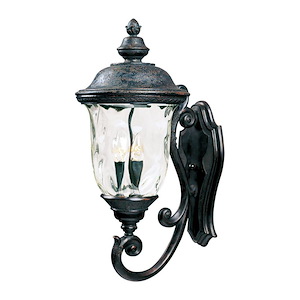 Carriage House VX-Three Light Outdoor Wall Mount in Early American style made with Vivex Material for Coastal Environments - 168705