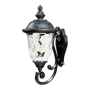Carriage House VX - Three Light Outdoor Wall Mount made with Vivex Material for Coastal Environments - 168704