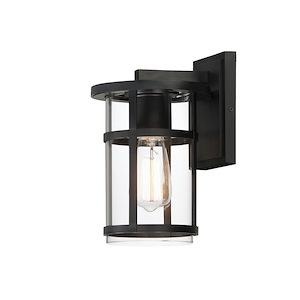 Clyde Vivex - 1 Light Outdoor Wall Sconce-11 Inches Tall and 7 Inches Wide