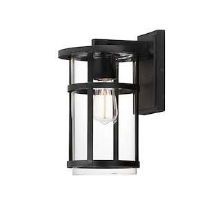 Clyde Vivex - 1 Light Outdoor Wall Sconce-14 Inches Tall and 9 Inches Wide