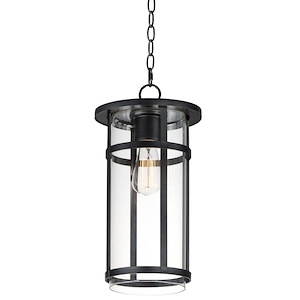 Clyde Vivex - 1 Light Outdoor Pendant-17.5 Inches Tall and 9 Inches Wide - 1306244