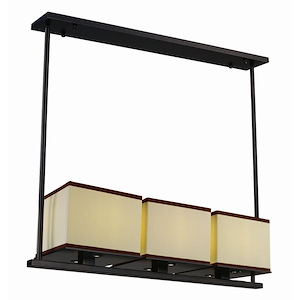 Tribeca-27W 3 LED Pendant-9.75 Inches wide by 9 inches high