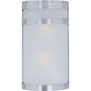 Arc-Two Light Outdoor Wall Mount in Contemporary style-6.5 Inches wide by 12 inches high - 168667