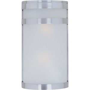 Arc-Two Light Outdoor Wall Mount in Contemporary style-6.5 Inches wide by 12 inches high - 168667