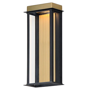 Rincon - 14W 1 LED Outdoor Wall Sconce-16 Inches Tall and 7 Inches Wide