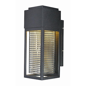 Townhouse-Outdoor Wall Lantern Aluminum/Stainless Steel-4.75 Inches wide by 12 inches high