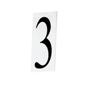 Address-House Number 3-2.25 Inches wide by 0.5 inches high