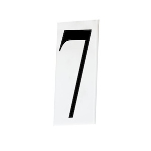 Address-House Number 7-2.25 Inches wide by 0.5 inches high
