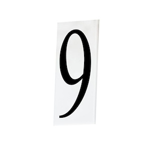 Address-House Number 9-2.25 Inches wide by 0.5 inches high - 819383
