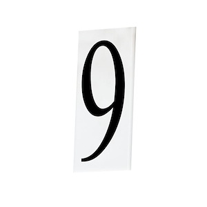 Address-House Number 9-2.25 Inches wide by 0.5 inches high