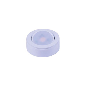 CounterMax MX-LD-AC-4W 3000K 1 LED Under Cabinet Disc Light-2.75 Inches wide by 2.75 Inches Length - 605211