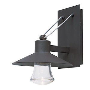 Civic-Outdoor Wall Lantern Cast Aluminum-10 Inches wide by 13.5 inches high