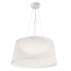 Bahama-Pendant 1 Light-24.25 Inches wide by 12.5 inches high