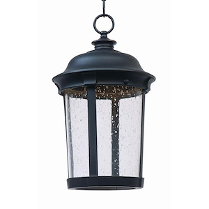 Dover-12W 1 LED Outdoor Hanging Lantern-9.5 Inches wide by 16.5 inches high