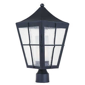 Revere-12W 1 LED Outdoor Pole/Post Mount-9 Inches wide by 19 inches high
