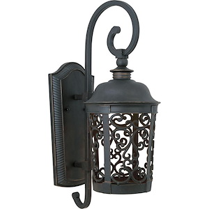Whisper-8W 1 LED Outdoor Wall Mount-10 Inches wide by 24.5 inches high - 702657
