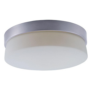 Flux-23W 1 LED Round Flush Mount-11 Inches wide by 4 inches high