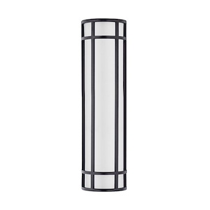 Moon Ray-Outdoor Wall Lantern Stainless Steel/Opal Acrylic-6 Inches wide by 24 inches high - 549698