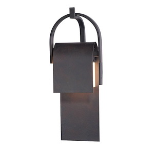 Laredo-14W 1 LED Outdoor Wall Mount-8 Inches wide by 19.5 inches high