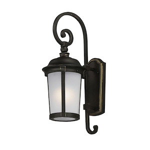 Dover-9W 1 LED Outdoor Wall Mount-8 Inches wide by 19.5 inches high - 702641