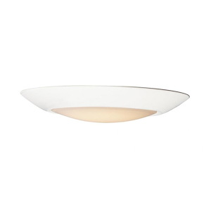 Diverse-15W 2700K 1 LED Flush Mount in Commodity style-7.5 Inches wide by 1.25 inches high