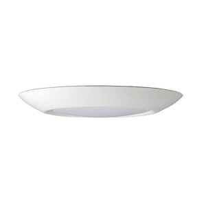 Diverse-15W 1 LED Flush Mount in Commodity style-7.5 Inches wide by 1.25 inches high