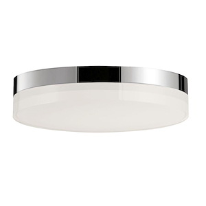 Illuminaire II-18W 1 LED Round Flush Mount-9 Inches wide by 1.75 inches high - 882586