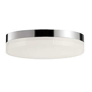 Illuminaire II-18W 1 LED Round Flush Mount-9 Inches wide by 1.75 inches high