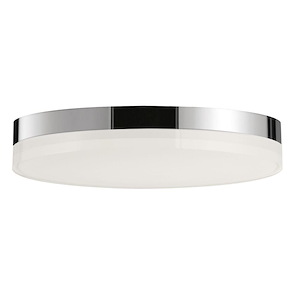 Illuminaire II-20W 1 LED Round Flush Mount-11 Inches wide by 1.75 inches high