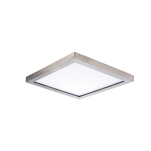 Chip-12W 1 LED Square Flush Mount-5 Inches wide by 0.5 inches high