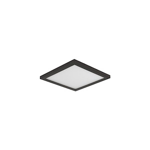 Wafer - 10W 1 LED Flush Mount In Modern Style-0.5 Inches Tall and 4.5 Inches Wide