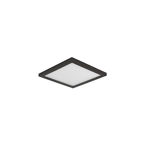 Wafer - 10W 1 LED Flush Mount In Modern Style-0.5 Inches Tall and 4.5 Inches Wide
