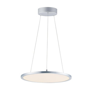 Wafer-36W 1 LED Pendant in Contemporary style-15 Inches wide by 0.5 inches high