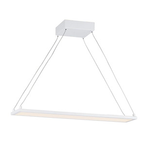 Wafer-18W 1 LED Linear Pendant-4.25 Inches wide by 0.5 inches high
