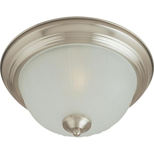 Essentials-2 Light Flush Mount in  style-13.5 Inches wide by 6 inches high