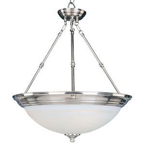 Essentials- 20 Inch 3 Light Invert Bowl Pendant in  style - 1027548