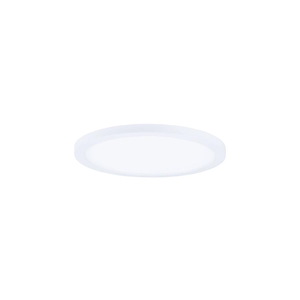 Wafer - 10W 1 LED Round Flush Mount-0.5 Inches Tall and 5.5 Inches Wide