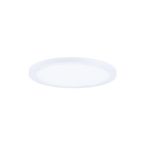 Wafer - 15W 1 LED Round Flush Mount-0.5 Inches Tall and 7 Inches Wide